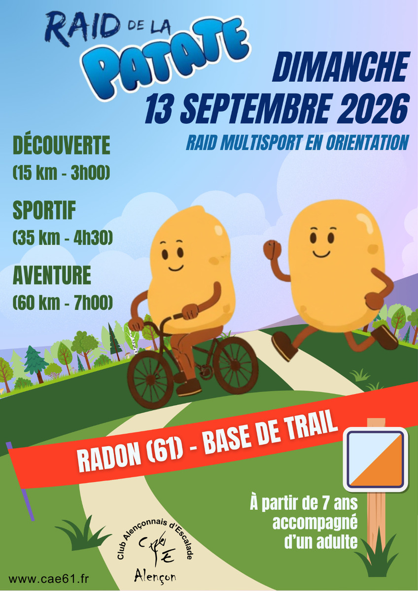 CO Raid Patate 13 Septembre 2026 - inscriptions