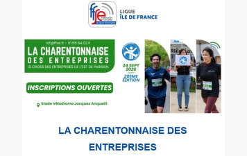 FFSE La Charentonnaise le  24 septembre 2026 - Inscriptions